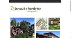 Desktop Screenshot of janesvillefoundation.org