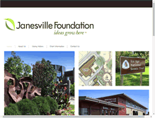 Tablet Screenshot of janesvillefoundation.org